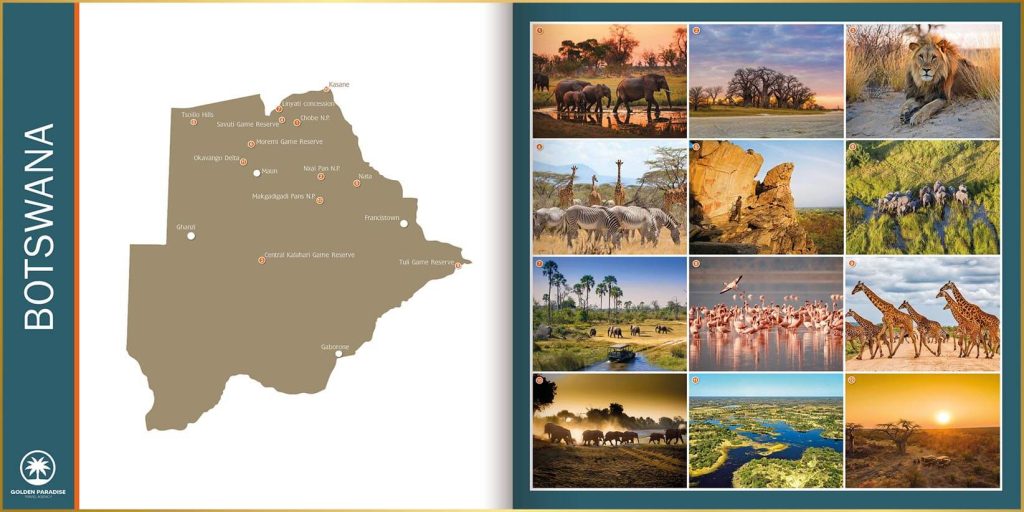 Highlightkaart Botswana
