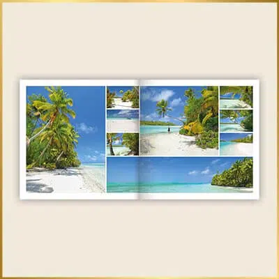 Voorkant Vierkant XL Assouline Travel book Hawaii met bloem