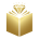 Logo met gouden fotoboek en diamant